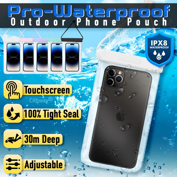 Cithway® Outdoor Pro-Waterproof Smartphone Pouch