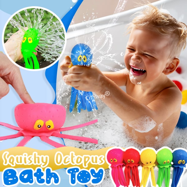 Cithway® Water Spraying Octopus Squeeze Toy