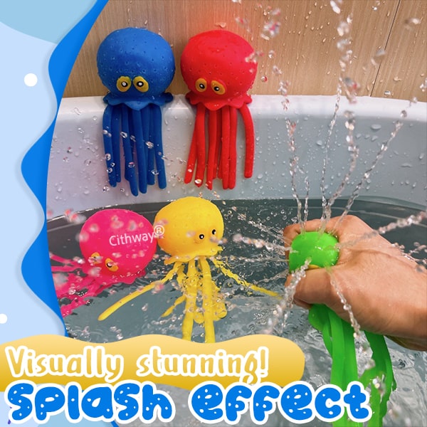 Cithway® Water Spraying Octopus Squeeze Toy