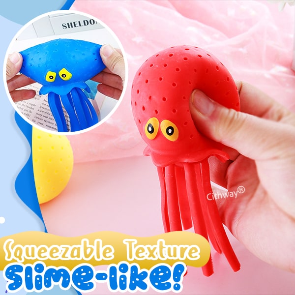 Cithway® Water Spraying Octopus Squeeze Toy