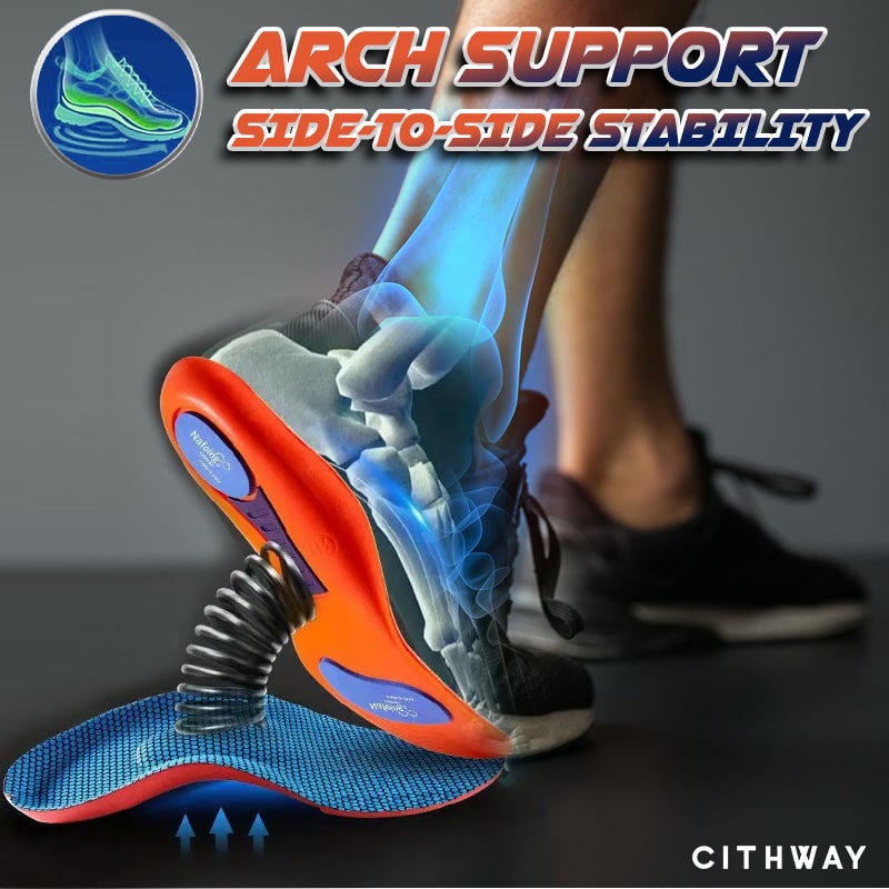 Cithway™ Shock-Absorbing Orthotic Sports Shoe Insoles